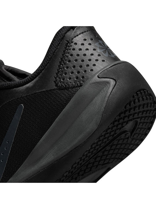 Omni Multi-Court Kids Sports Shoes Running with Laces Black