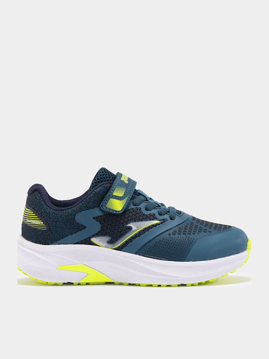 Speed Kids Sports Shoes Running with Hoop & Loop Closure Green