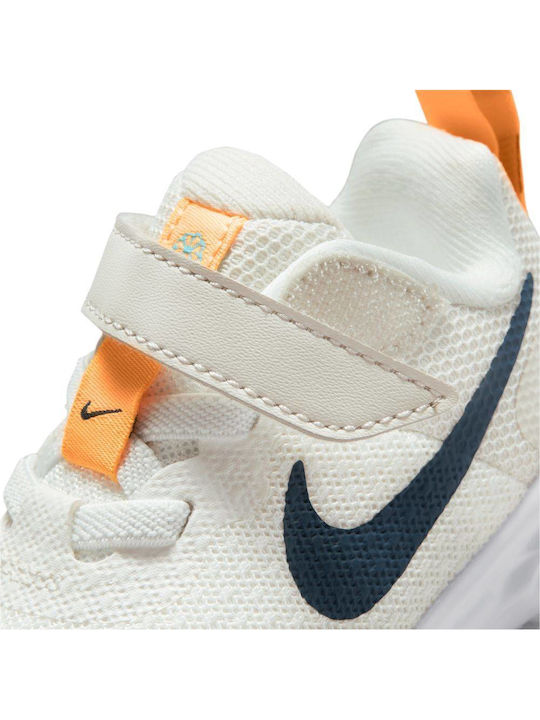Revolution 6 Детски спортни обувки Running с Велкро Summit White / Diffused Blue