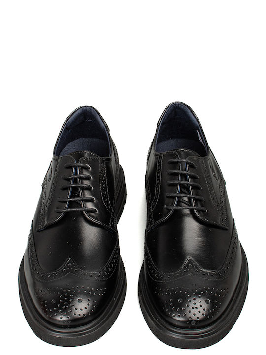 Sierra Leder Herren Oxfords Schwarz