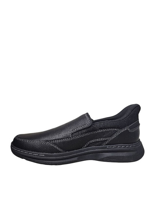 Step Men's Leather Casual Shoes Black