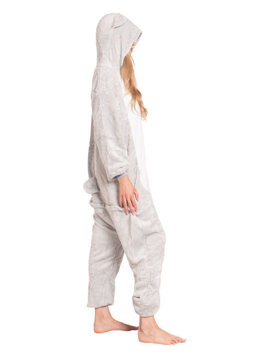 Pijama Onesie De Iarnă Pentru Femei Gri