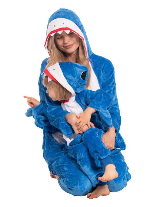 Winter Women's Blue Onesie Pajama