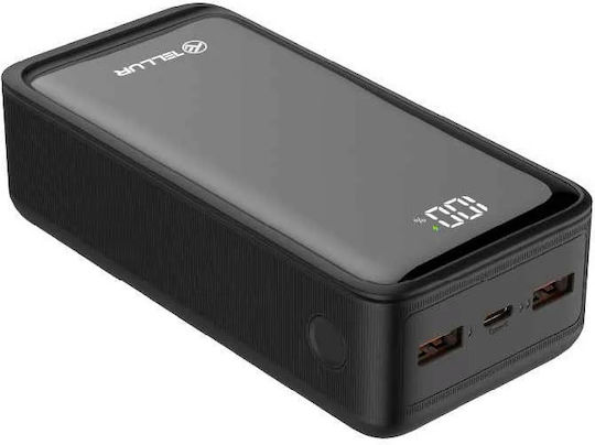 Tellur PD303 Външна Батерия 30000mAh 22.5W Power Delivery Бързо Зареждане Черна