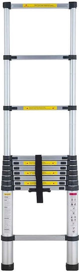 Veritas Telescopic Ladder Aluminum of Steps with Maximum Height 3.2m