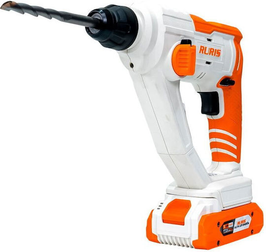 Ruris 1210rma2024 Ciocan Rotopercutor Cu Impact Cu Baterie 20V Cu Priză SDS Plus