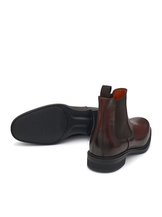 Leather Brown Chelsea Boots