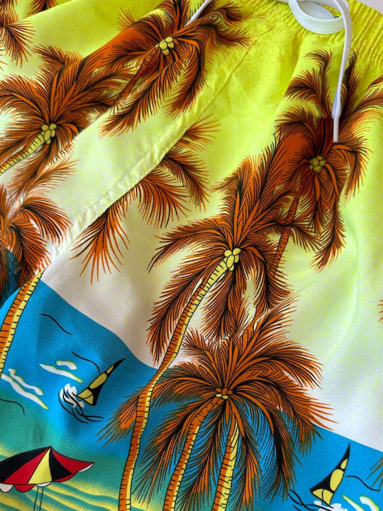 Men's Swimwear Shorts Yellow