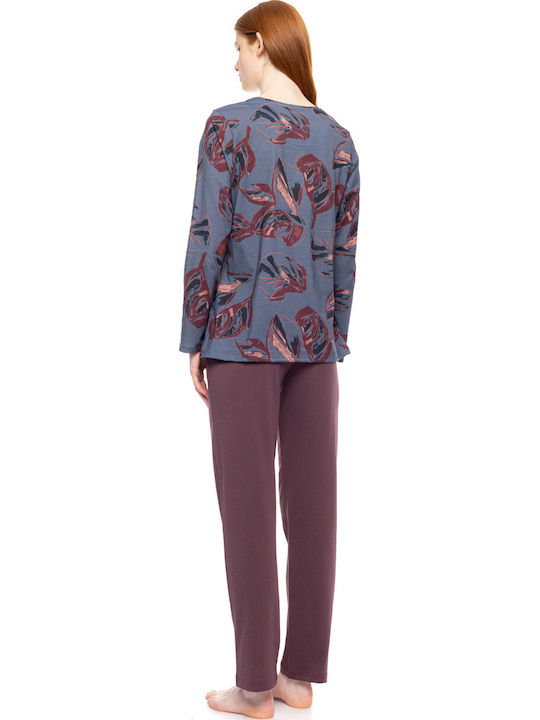 Pink Label Winter Damen Pyjama-Set