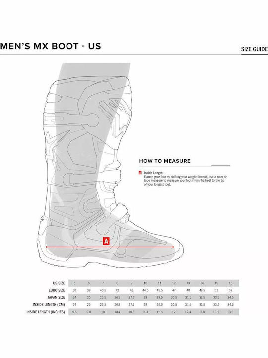 Alpinestars Tech 7 Männer Motorradstiefel Leder Schwarz