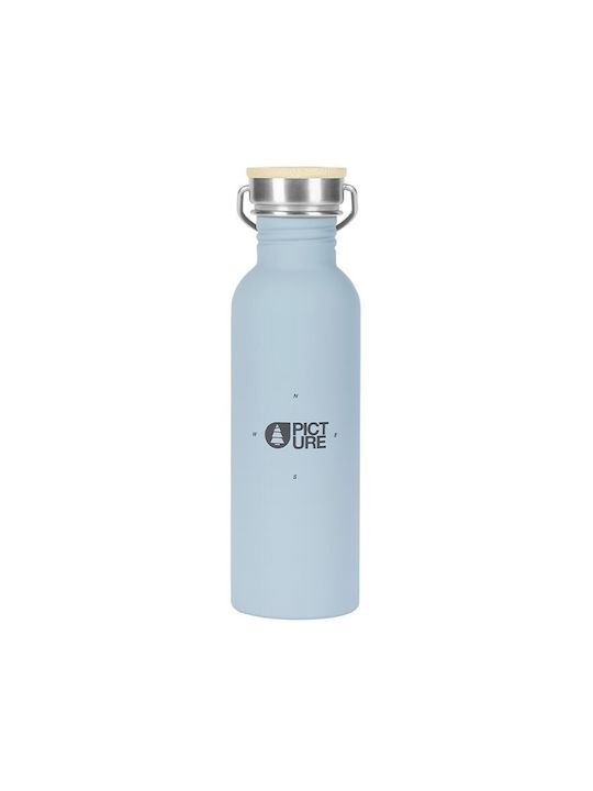 Picture Organic Clothing Water Bottle Stainless Steel 750ml Blue