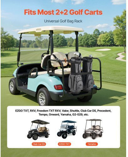 Vevor Adjustable Golf Bag Support Stand 2+2 Cart Fsdjuxkk30740zkc9001v0