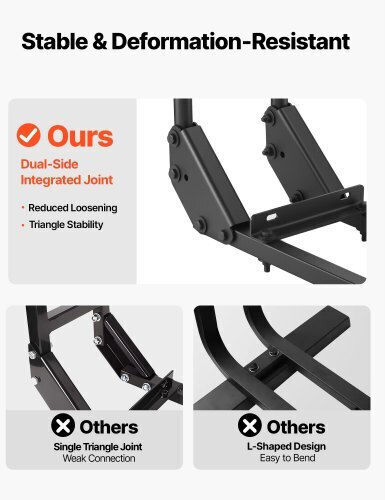 Vevor Rear Seat Handle Bar Golf Cart Metal Platforms Cwzgpjsj2753vlcqw001v0