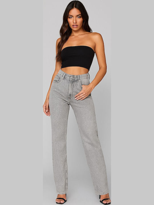 Women's Jean Trousers Gray