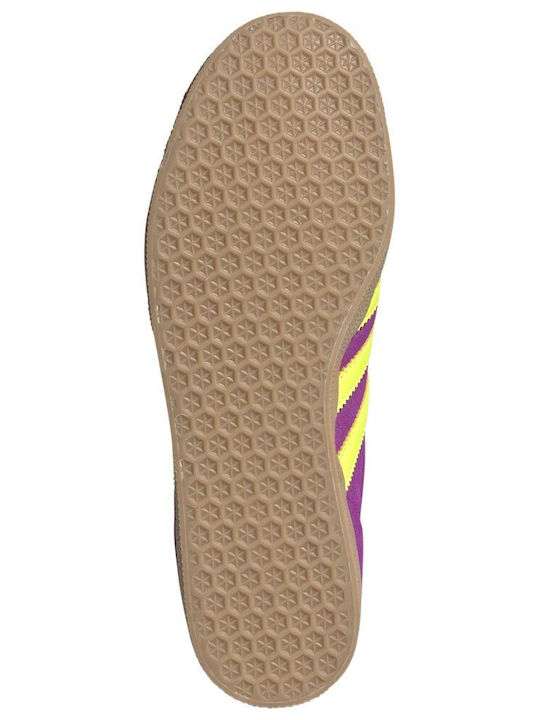 Gazelle Damen Sneakers Purbur / Solar Yellow / Off White