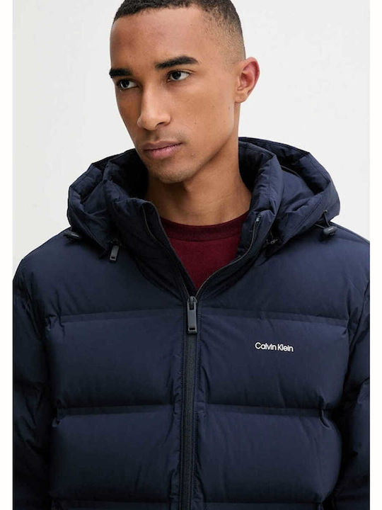 Jacket Puffer Waterproof Navy Blue