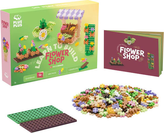 Plus Plus Конструктори Learn To Build Flower Shop За 5+ Години 600 Бройки