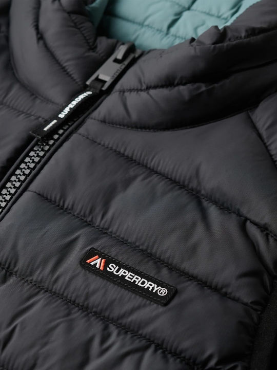 Women's Puffer Jacket for Winter Black