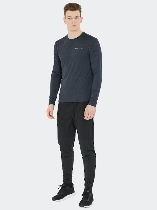 Αθλητικό T-shirt Black Melange