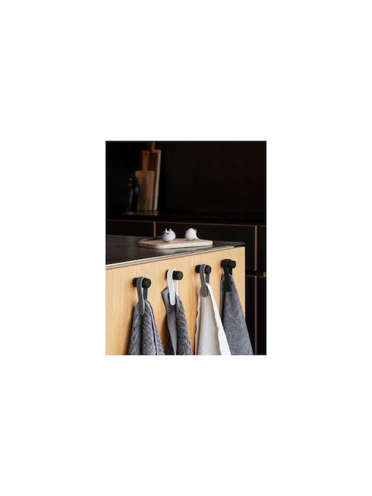 Zone Denmark Bathroom Hooks Magnetic Towel Set 2 Pieces 9 Cm Loop Gray