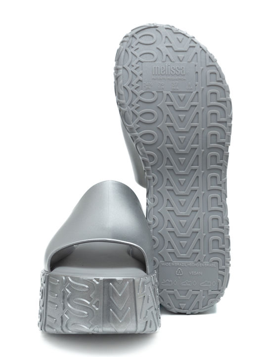Damenplattformen Silber