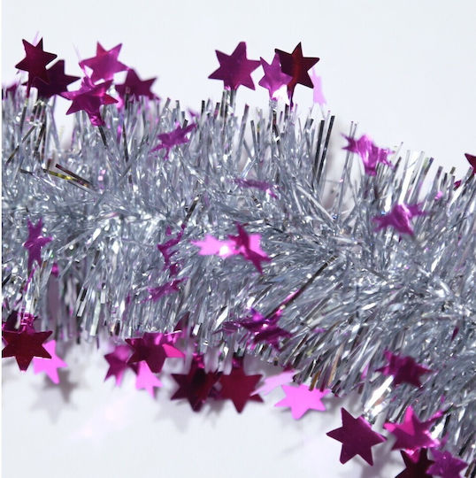 Crăciun Ghirlande Iluminată Plastică Violet 200cm 1buc