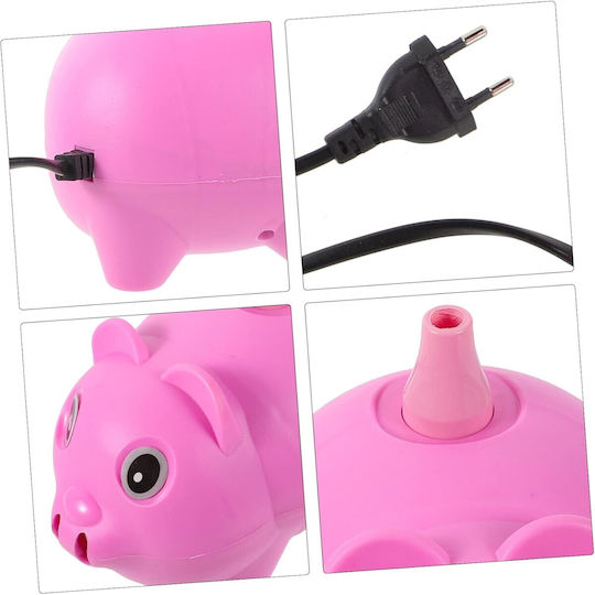 Electric Balloon Inflator Pump 380 W Plastic Pig Model Pink