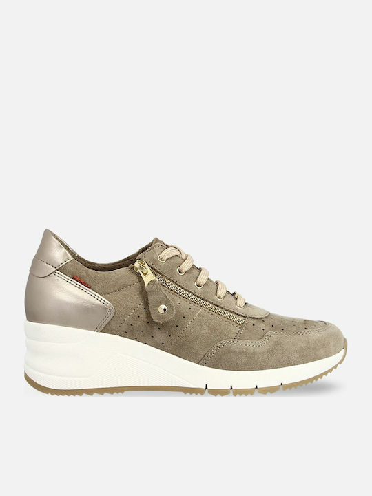 Γυναικεία Ανατομικά Sneakers Μπεζ