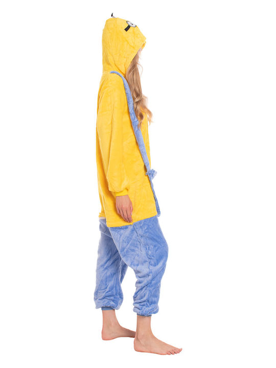 Pijama Onesie De Iarnă Pentru Femei Galben