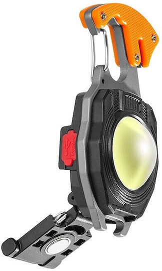 Lumină de lucru și de sit, cu baterie Lanternă Brevet LED cu Luminozitate Maximă 500lm Portocaliu