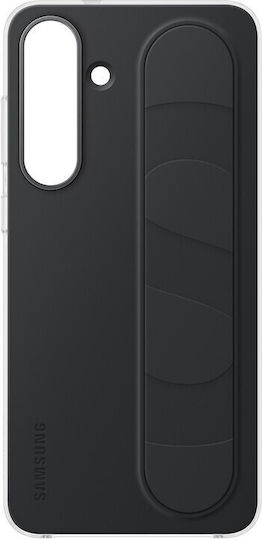 Samsung Standing Grip Back Cover Silicone Black Galaxy S25 FE