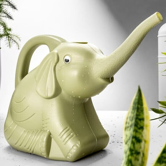 Stropitoare Pentru Copii Flippy Formă De Elefant 1500 Ml Udare Plante 19.5x17x11.8 Cm Verde