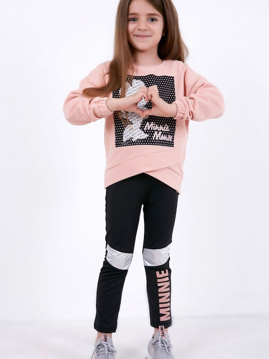 Παιδικό Σετ Φόρμας Μαύρο 2τμχ Minnie