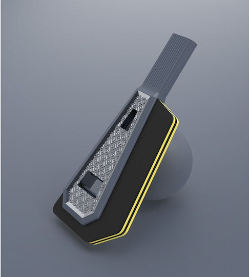 Răzuitoare de Gheață Auto cu Două Capete Flippy Universală pentru Îndepărtarea Zăpezii de pe Mașină Mâner Lung Ergonomic Detasabil pentru Geamuri și Caroserie Ușor de Folosit 67x12,5 cm Albastru
