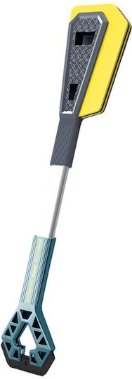 Răzuitoare de Zăpadă Auto cu Două Capete Flippy Universal pentru Îndepărtarea Zăpezii de pe Mașină Mâner Ergonomic Detasabil Geamuri Caroserie Ușor de Folosit 61x12.5 cm Albastru
