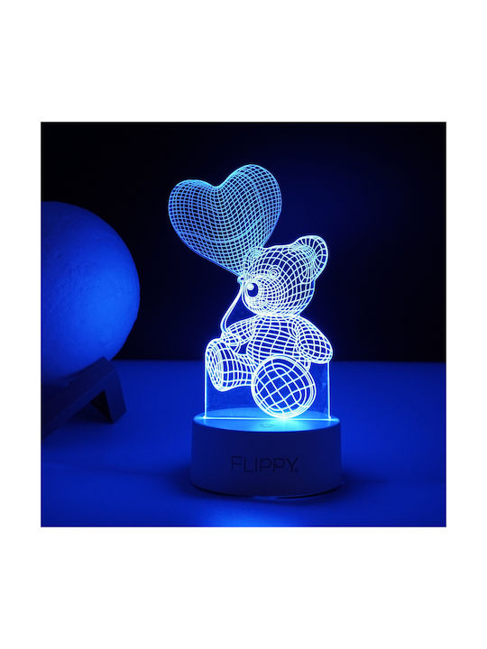 Διακοσμητικό Φωτιστικό LED 3D Illusion 3εκ.