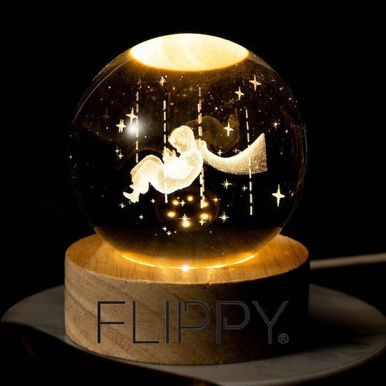 Φωτιστικό LED Θερμό Λευκό Crystal Ball