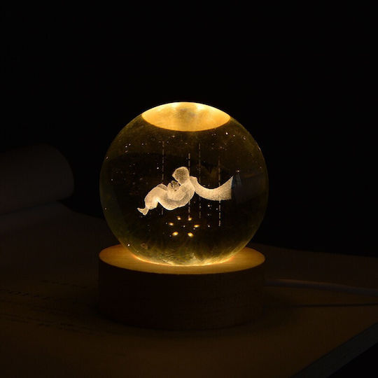 Lustră Decorativă Glob de cristal Alb