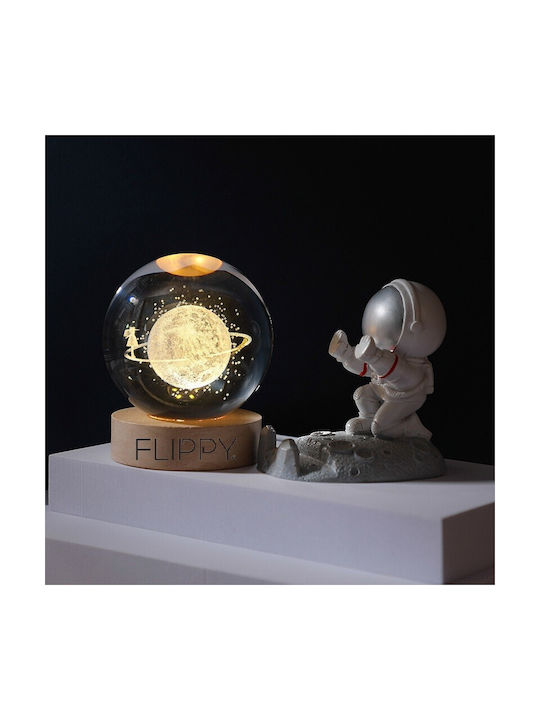 Διακοσμητικό Φωτιστικό LED Θερμό Λευκό Crystal Ball 3εκ.
