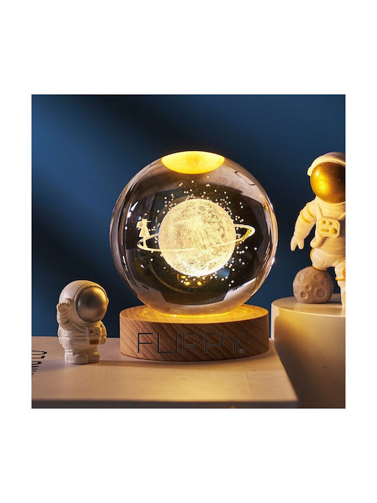 Διακοσμητικό Φωτιστικό LED Θερμό Λευκό Crystal Ball 3εκ.