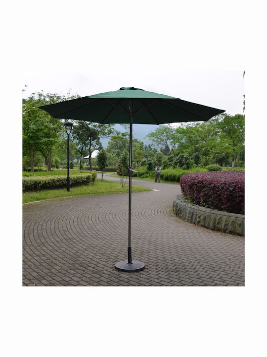 Umbrelă De Aluminiu Verde 2.7x2.7m