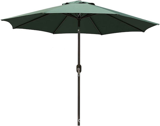 Umbrelă De Aluminiu Verde 2.7x2.7m
