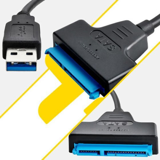 Izoxis 18409-0 USB към SATA Черен