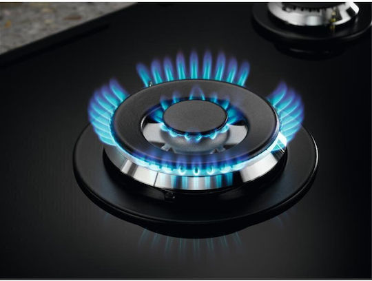 Electrolux Εστία Υγραερίου Αυτόνομη με Απορροφητήρα 74x51εκ.