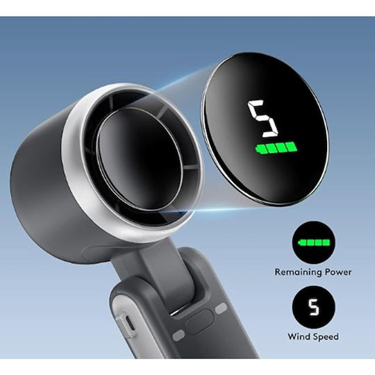 Вентилатор Чанта За Ръка USB Без Перките 7W Черен