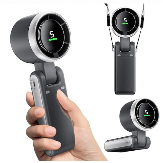 Вентилатор Чанта За Ръка USB Без Перките 7W Черен