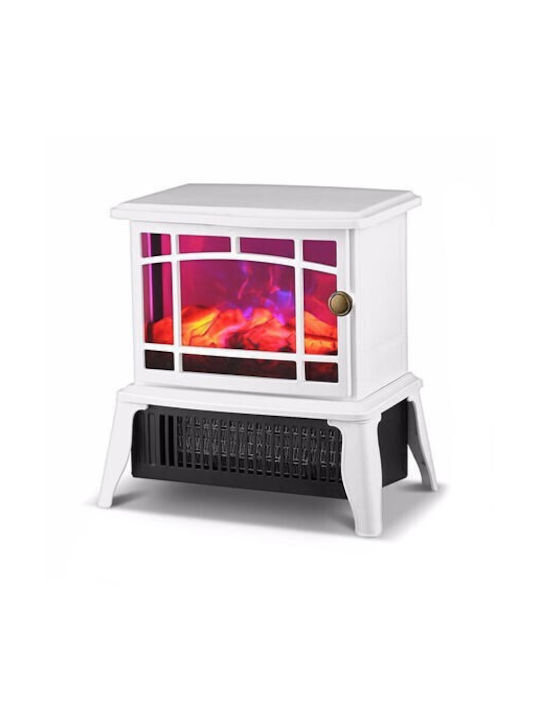 Επιδαπέδιο Ηλεκτρικό Τζάκι 1500W 25x16cm Λευκό