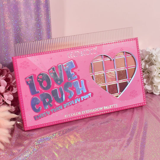 Palete Machiaj Kevin Coco Love Crush Fard de Pleoape 45 Culori 30.3 X 16.5 Cm