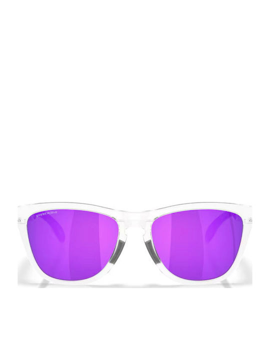 Oakley Frogskins Range Xl Sunglasses Transparent with Acetate Frame & Purple Lens
