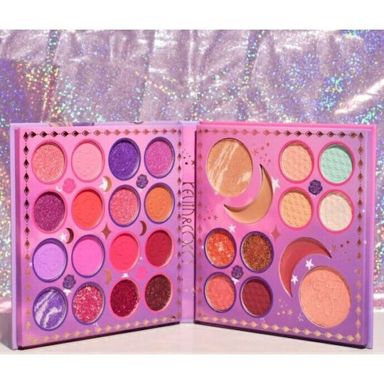 Set De Machiaj Produse Kevin Coco 28 Culori Fard De Ochi Ruj Pensulă Creion Versiunea 2